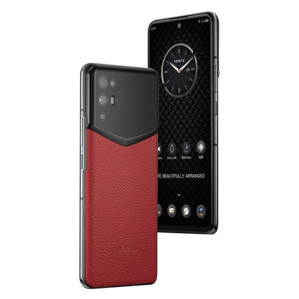 Ivertu Calfskin 5G Phone – Raspberry Red
