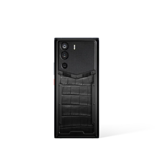 Metavertu 1 Curve Screen Alligator Skin 5G Web3 Phone – Black