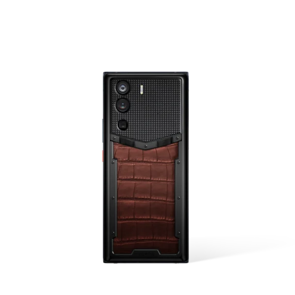 Metavertu 1 Curve Screen Alligator Skin 5G Web3 Phone – Brown