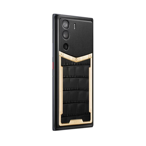 Metavertu 1 Curve Screen Alligator Skin 18K Gold 5G Web3 Phone