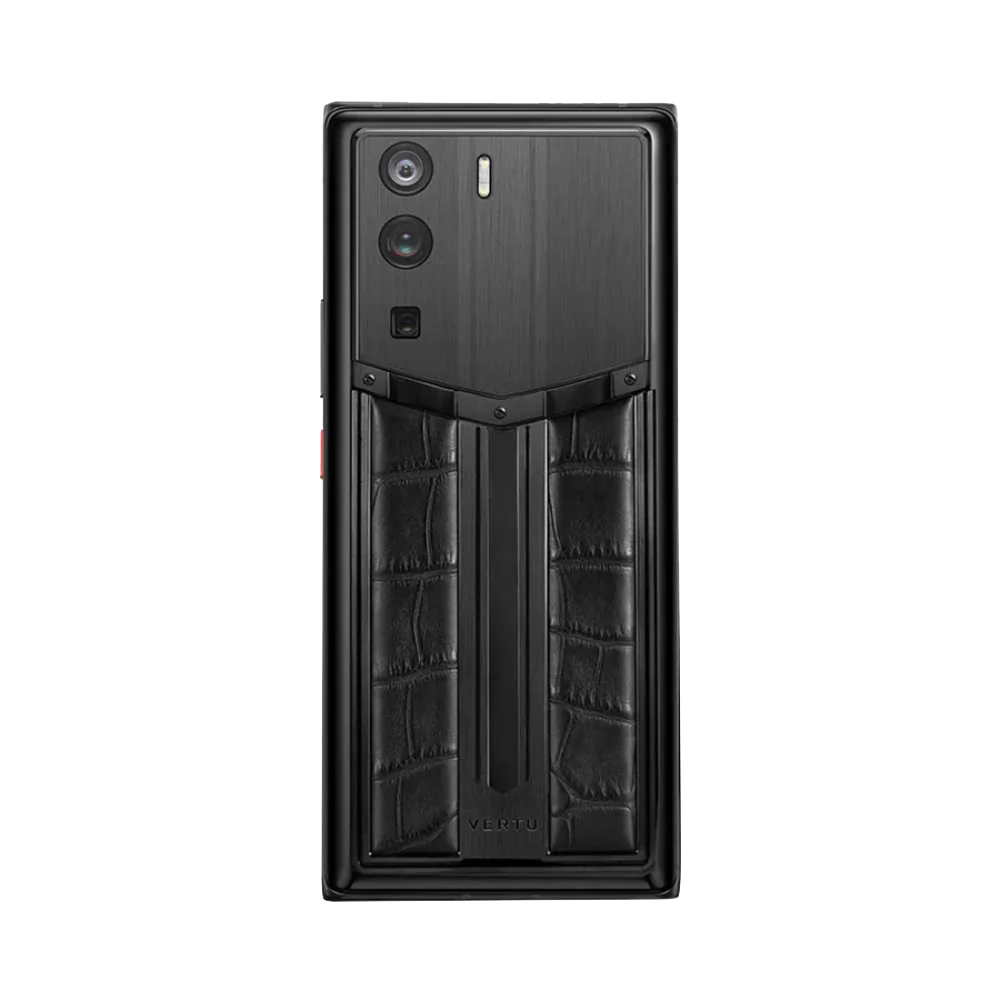 Metavertu 1 Curve Screen Race Track Design Alligator Skin 5G Web3 Phone – Black