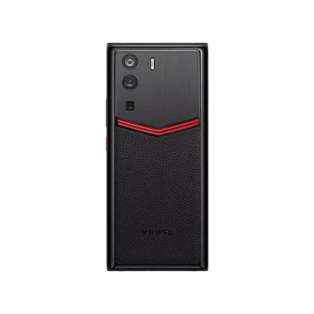 Metavertu 1 Curve Screen Enameled Calfskin 5G Web3 Phone – Black
