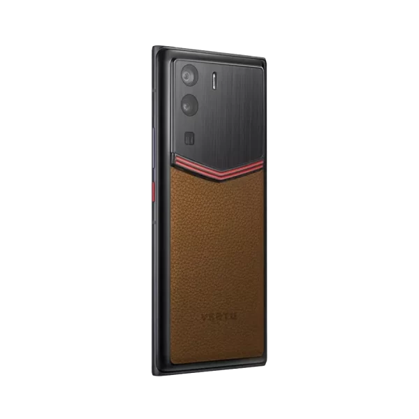 Metavertu 1 Curve Screen Enameled Calfskin 5G Web3 Phone – Brown