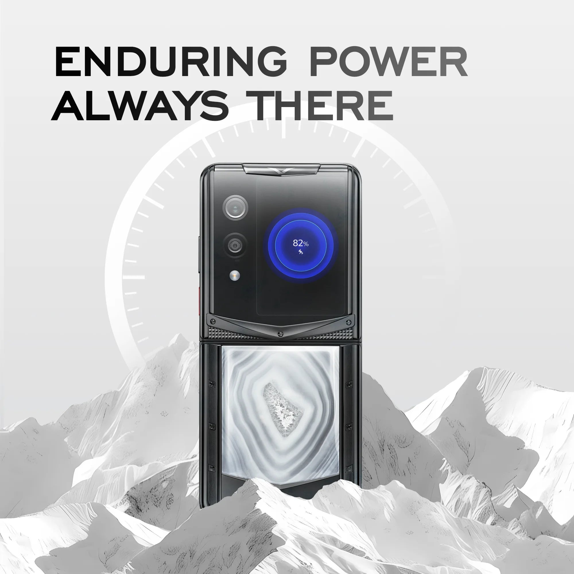 Quantum Flip Agate – Emerald green Gold Iron Black