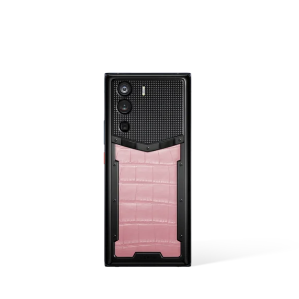 Metavertu 1 Curve Screen Alligator Skin 5G Web3 Phone – Sakura Pink