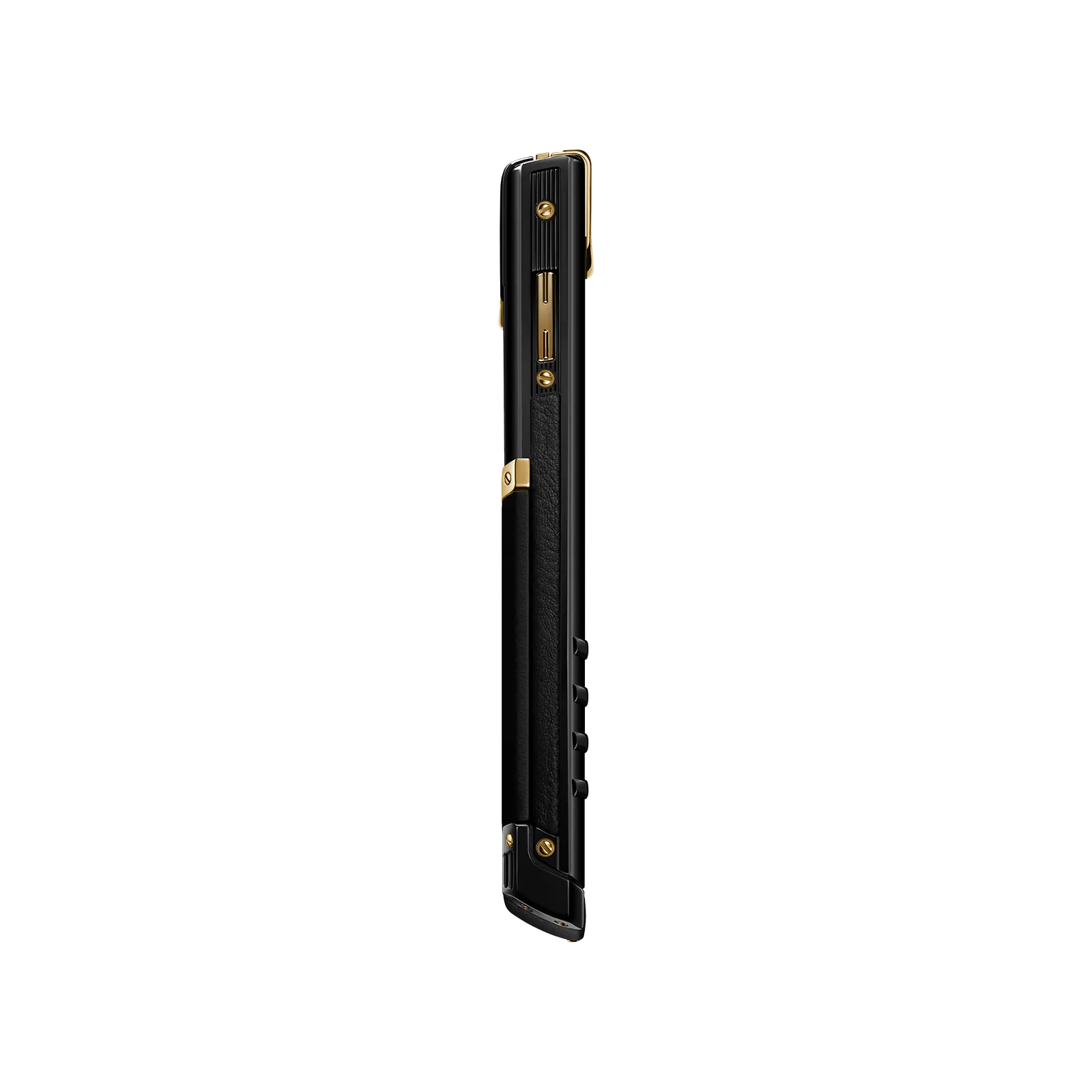 Vertu Signature S+ Black Gold Calfskin – Jade Black