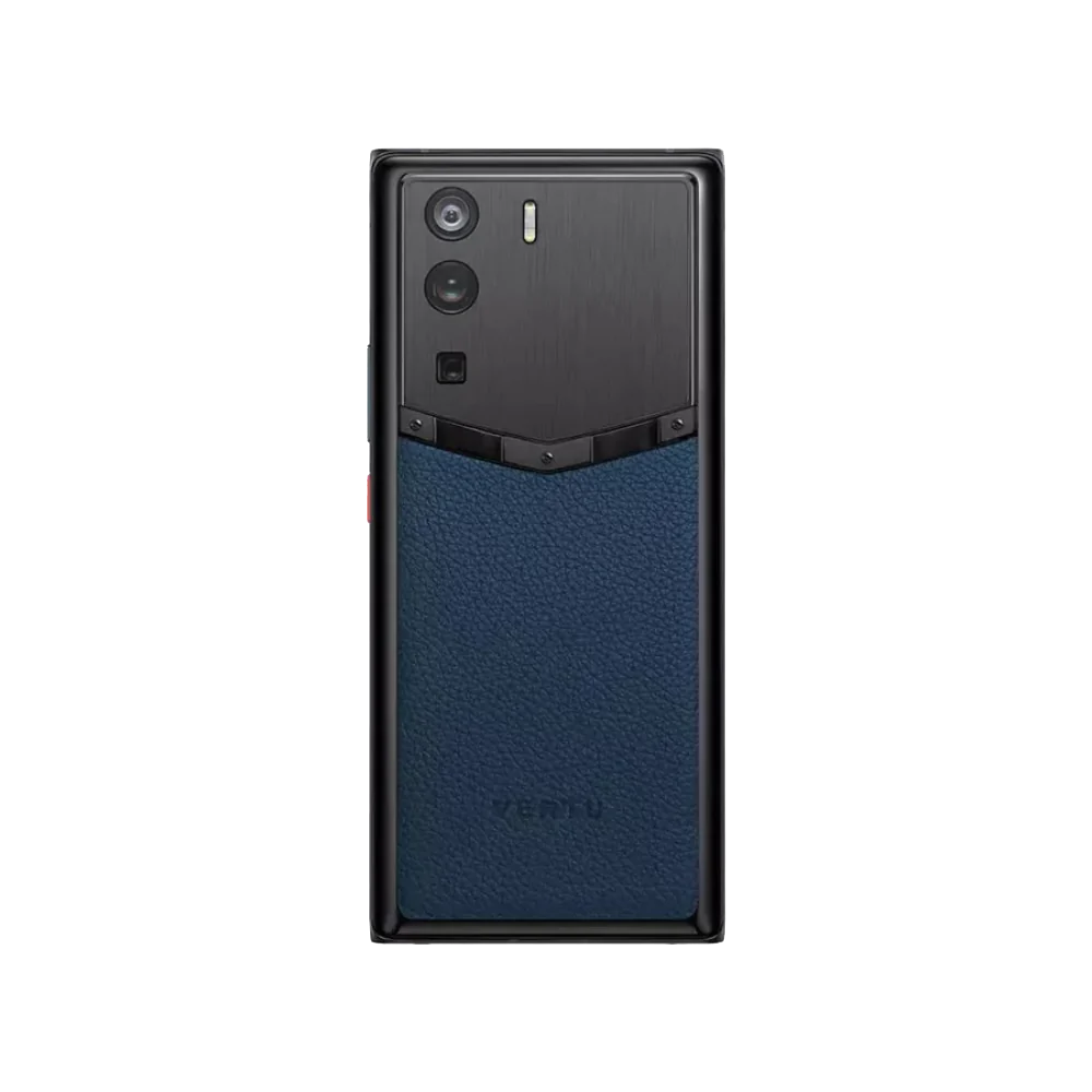 Metavertu 1 Curve Screen Frameless Calfskin 5G Web3 Phone – Blue