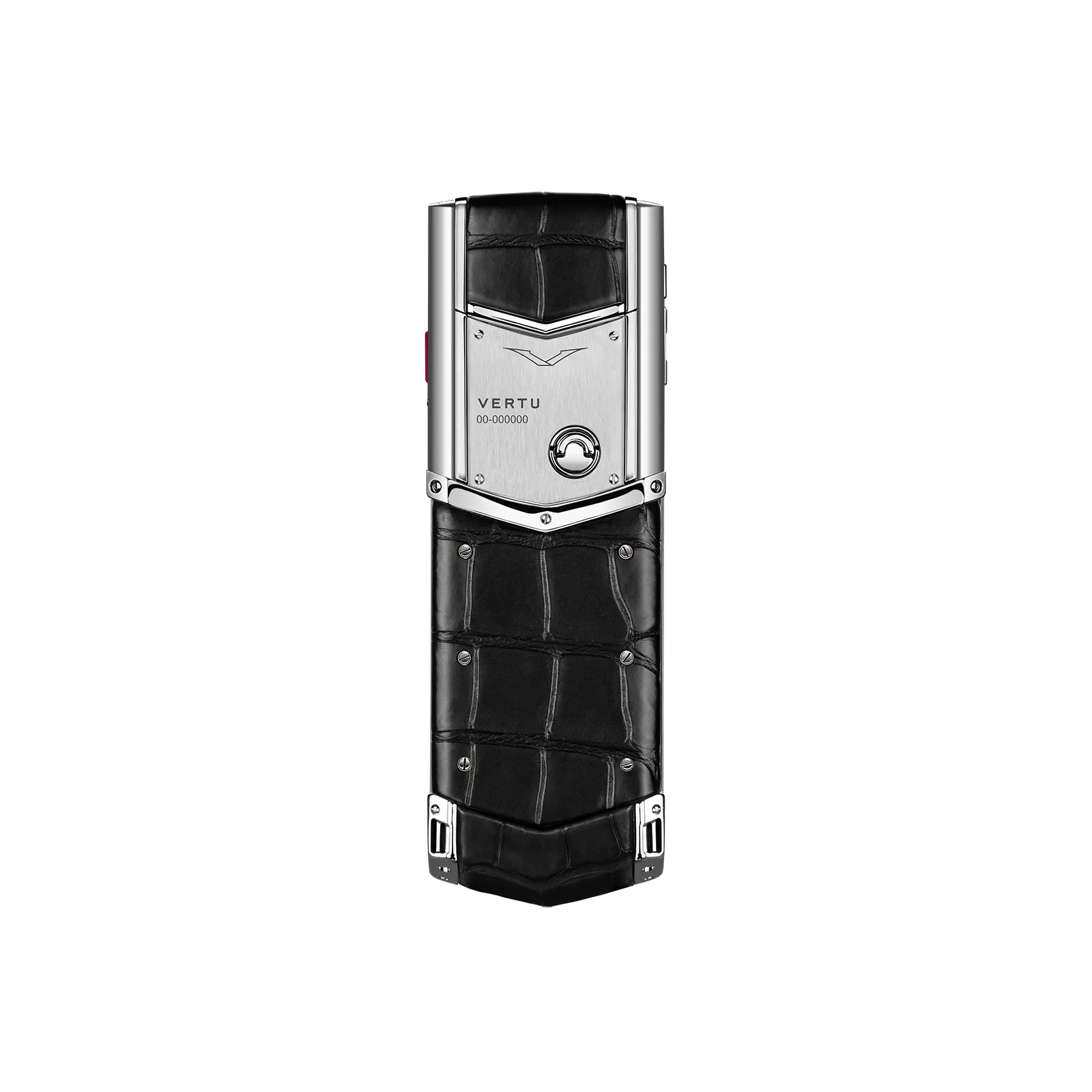 Signature S+ White Steel Alligator Skin – Basalt Black