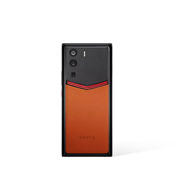 Metavertu 1 Curve Screen Enameled Calfskin 5G Web3 Phone – Orange