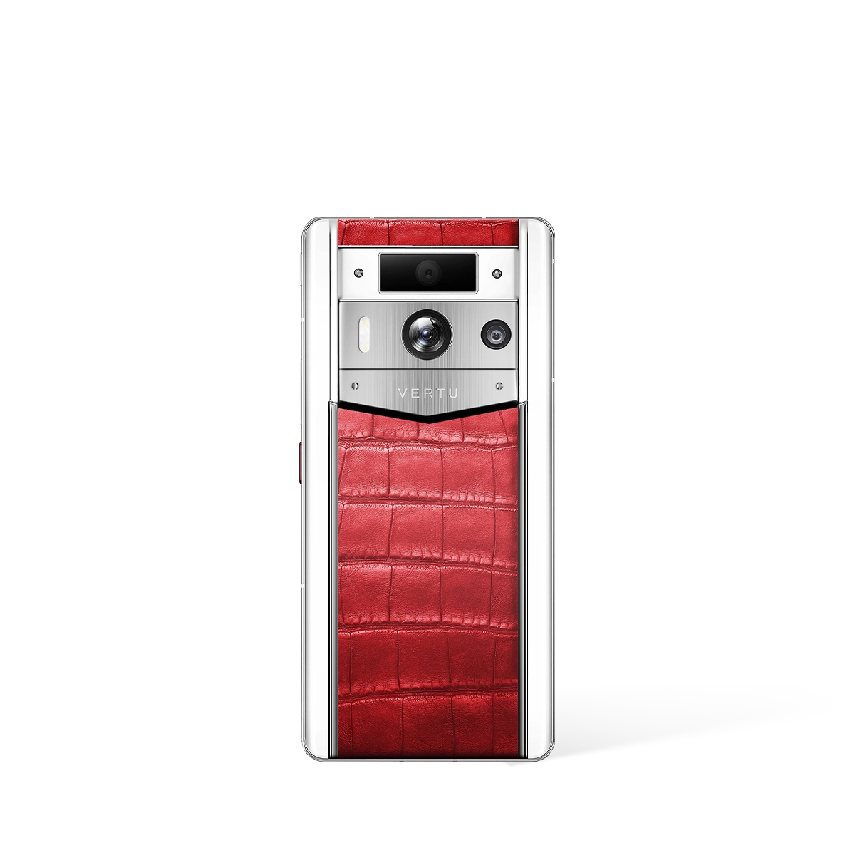 Metavertu 2 Max Screen: Flame Red Alligator Web3 AI Phone of Unrivaled Luxury