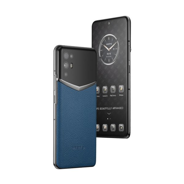 Ivertu Calfskin 5G Phone – Blue