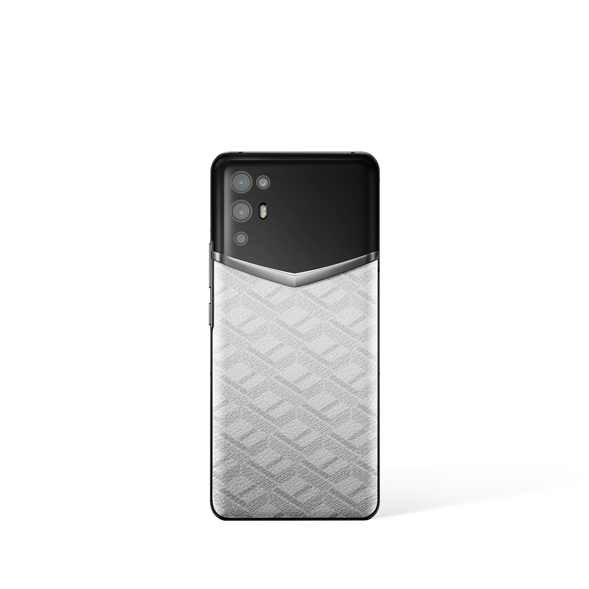 Ivertu Monogram Canvas Leather 5G Phone – White