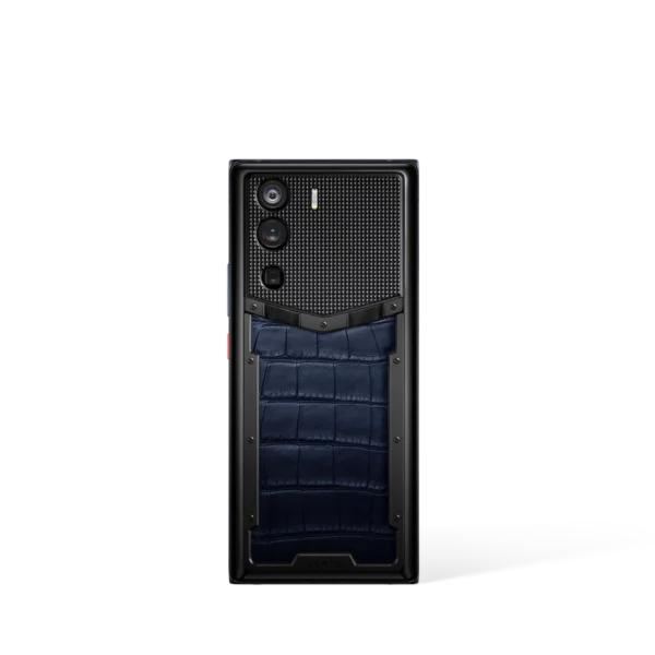 Metavertu 1 Curve Screen Alligator Skin 5G Web3 Phone – Navy Blue