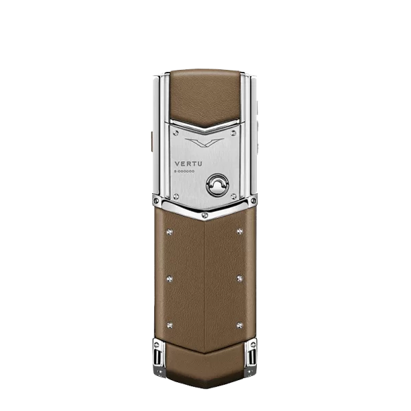 Signature V Stainless Steel Phone – Pure Silver