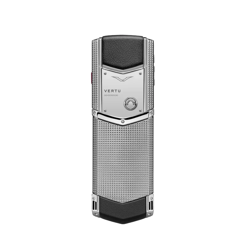 Signature V Clous De Paris Phone A – Pure Silver