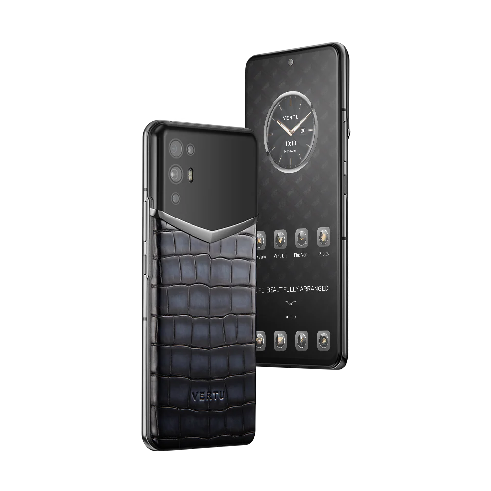 Ivertu Alligator Skin 5G Phone – Classic Pin Soot