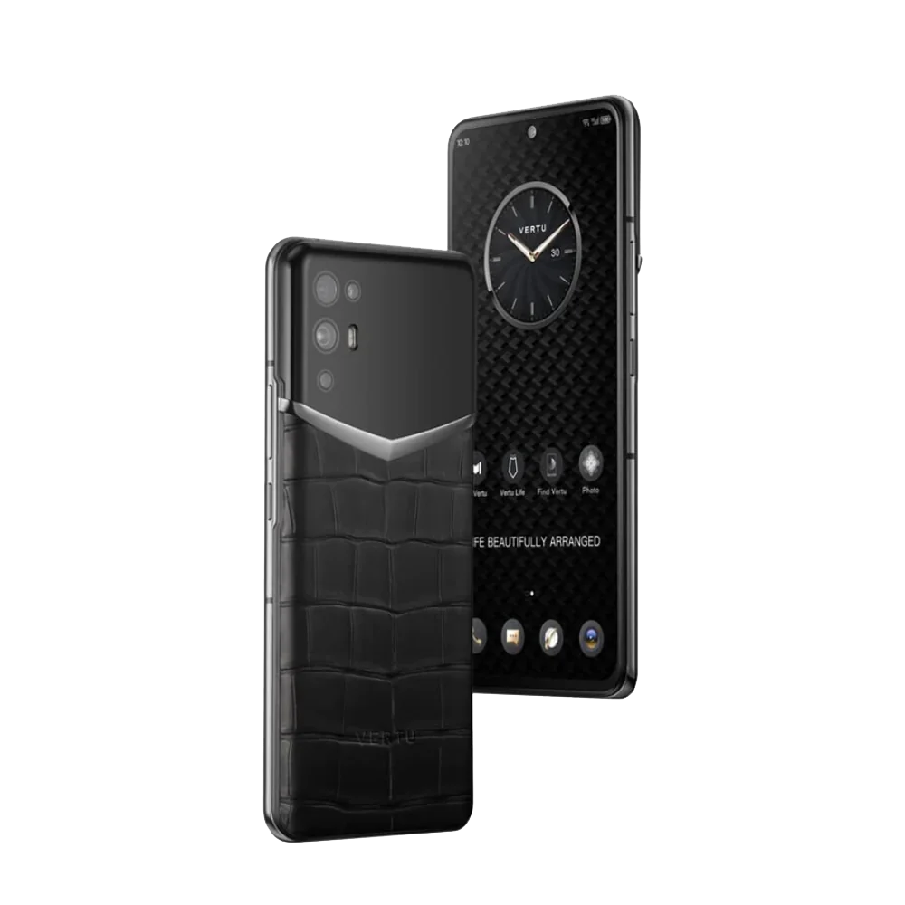 Ivertu Alligator Skin 5G Phone – Iron Black
