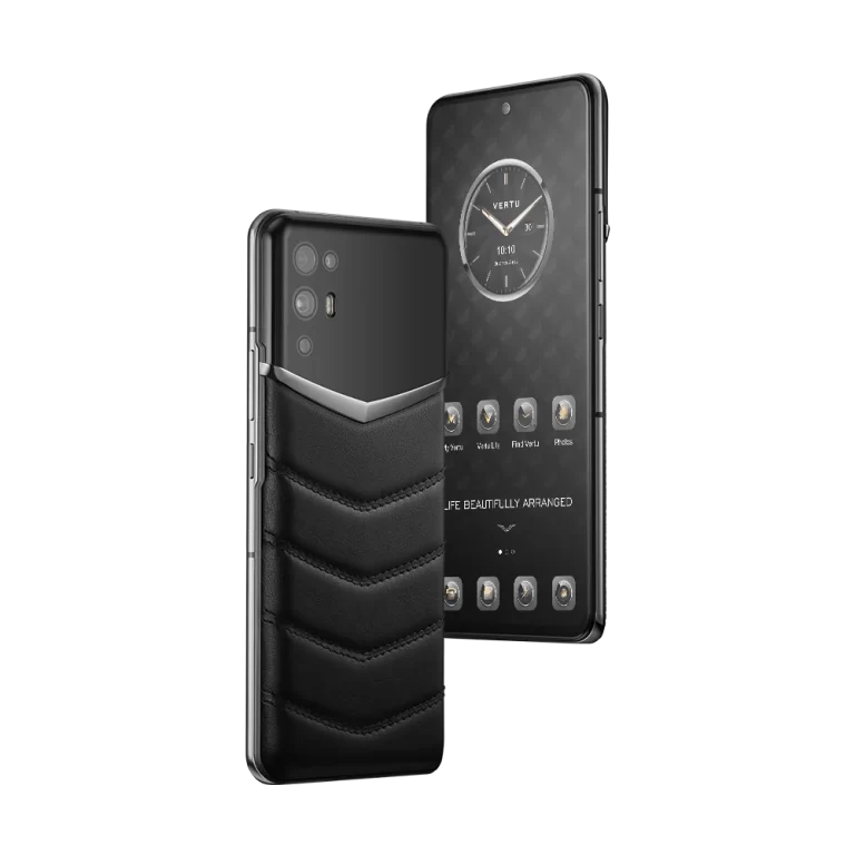 Ivertu V Quitting Calfskin 5G Phone – Black