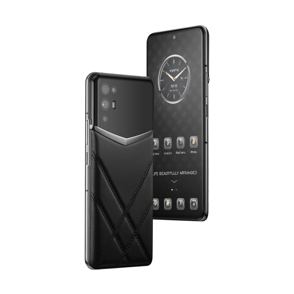 Ivertu X Quitting Calfskin 5G Phone – Black