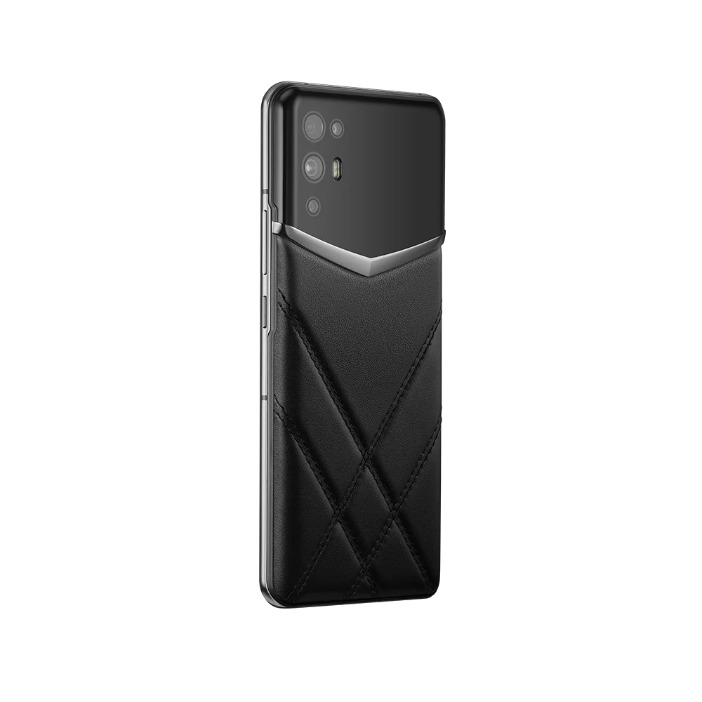 Ivertu X Quitting Calfskin 5G Phone – Black