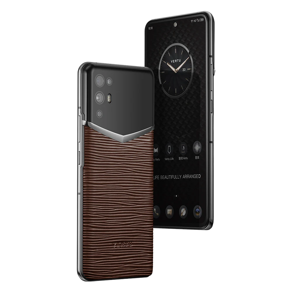 Ivertu Procella Calfskin 5G Phone – Oak Brown