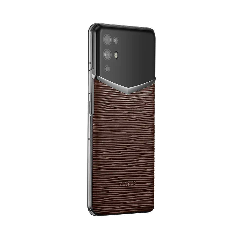 Ivertu Procella Calfskin 5G Phone – Oak Brown