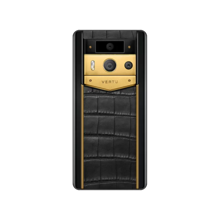 Metavertu Max Alligator Skin Gold Plate