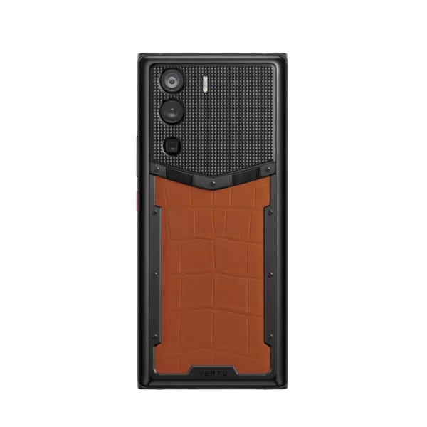 Metavertu 1 Curve Screen Alligator Skin 5G Web3 Phone – Orange