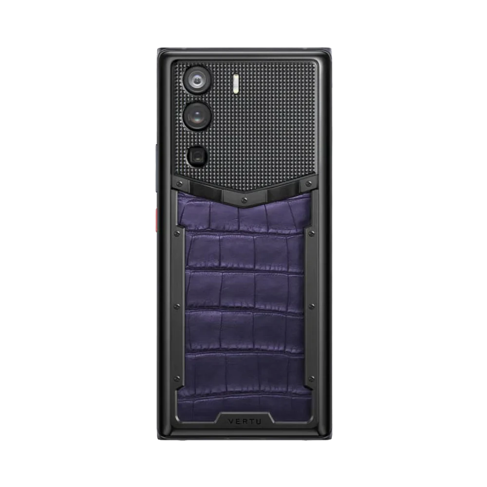 Metavertu 1 Curve Screen Alligator Skin 5G Web3 Phone – Grape Purple