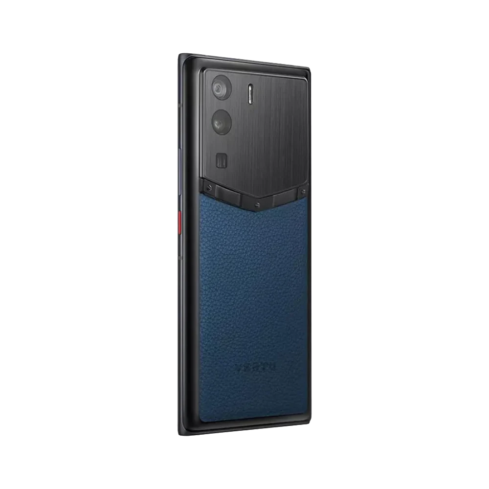 Metavertu 1 Curve Screen Frameless Calfskin 5G Web3 Phone – Blue