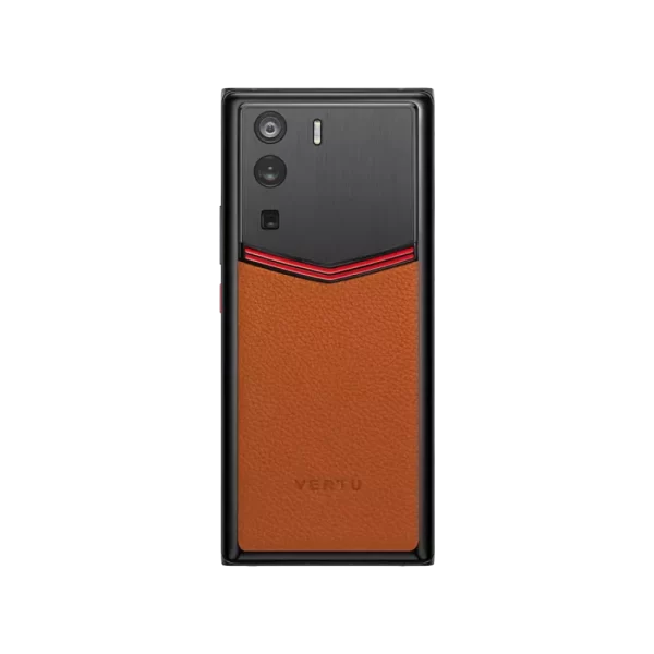 Metavertu 1 Curve Screen Enameled Calfskin 5G Web3 Phone – Orange
