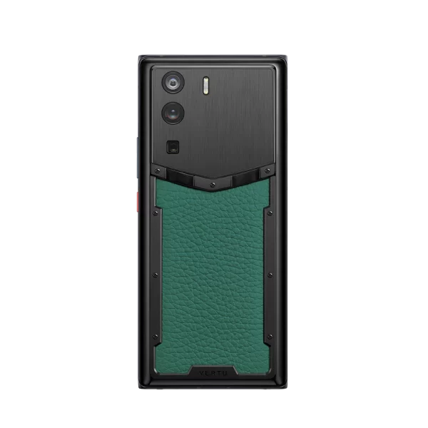 Metavertu 1 Curve Screen Calfskin 5G Web3 Phone – Vienna Green
