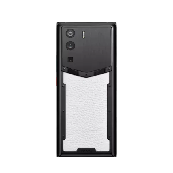Metavertu 1 Curve Screen Calfskin 5G Web3 Phone – Moon White