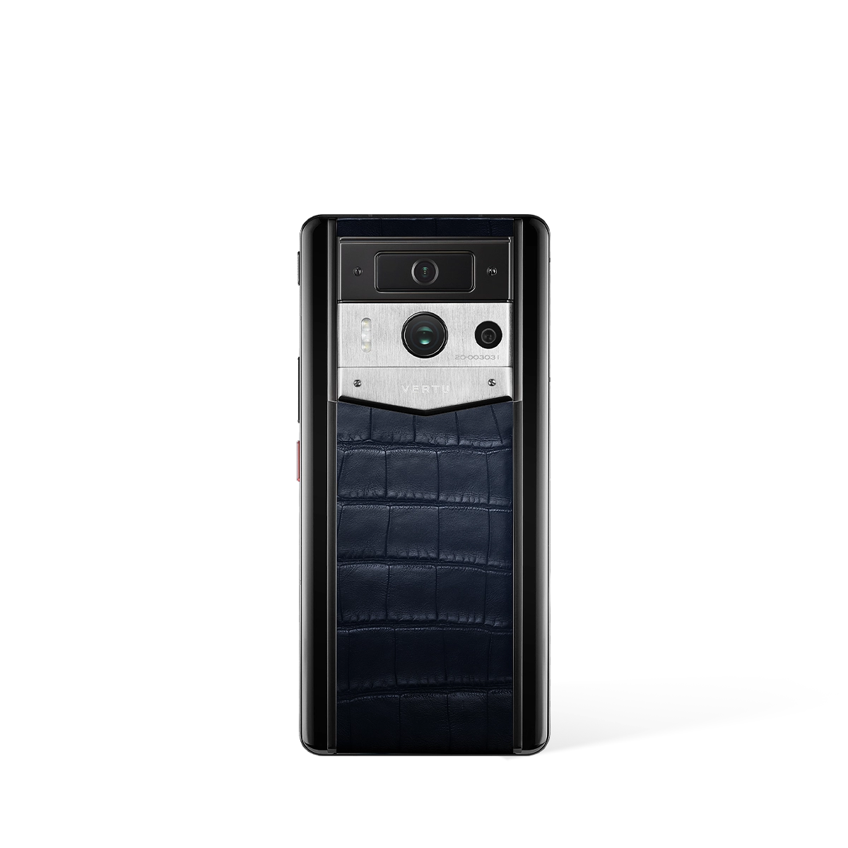 Metavertu Max Alligator Black Ceramic Frame Silver Plate