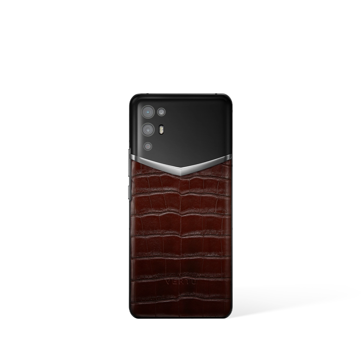 Ivertu Alligator Skin 5G Phone – Amber Brown