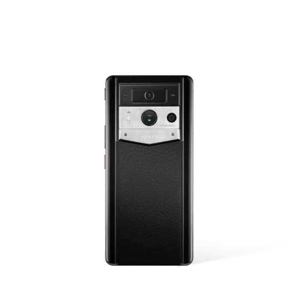 Metavertu Max Calfskin Black Ceramic Frame Silver Plate