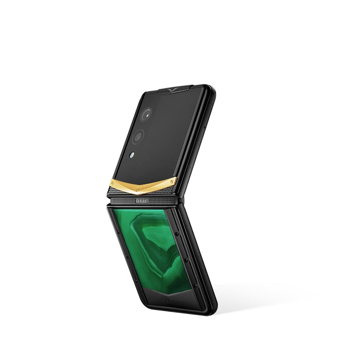 Quantum Flip Agate – Emerald green Gold V