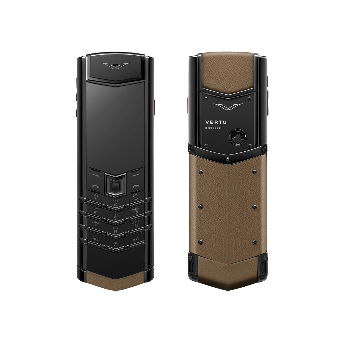 Signature S+ Black Steel Calfskin – Khaki Brown