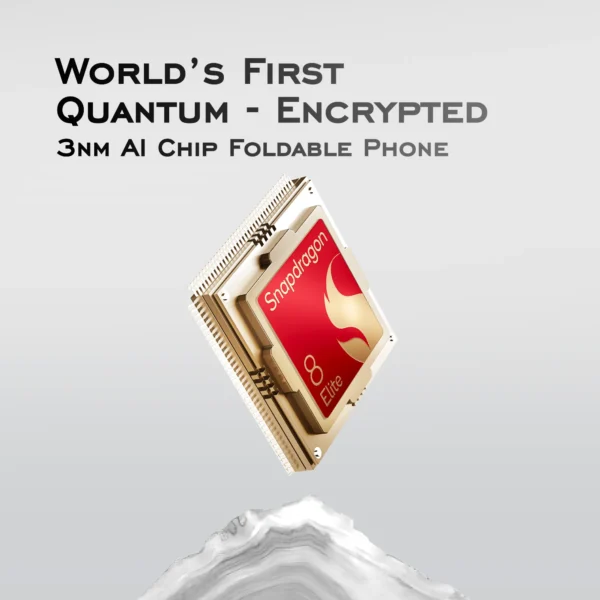 Quantum Flip Phone – Carbon Texture Series, Auspicious Phoenix
