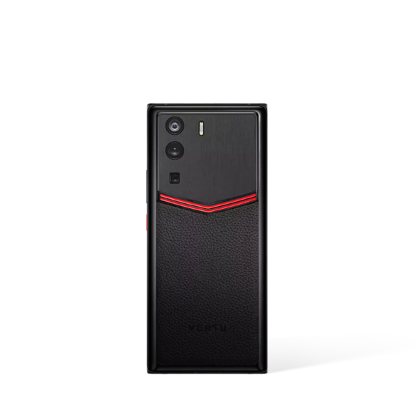 Metavertu 1 Curve Screen Enameled Calfskin 5G Web3 Phone – Black