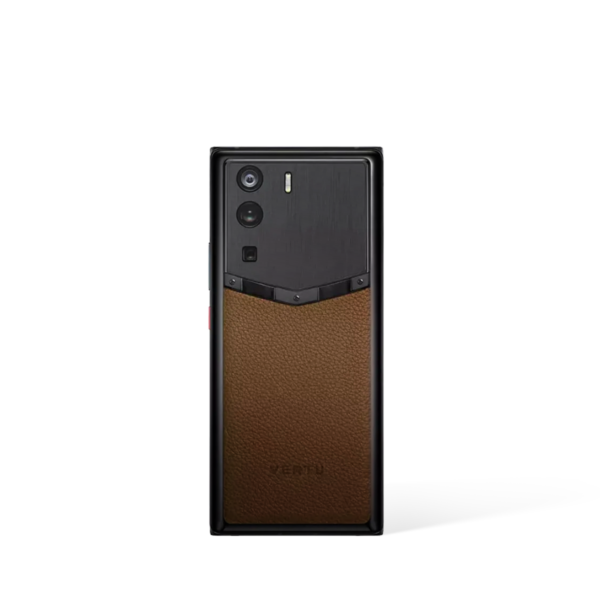 Metavertu 1 Curve Screen Frameless Calfskin 5G Web3 Phone – Brown