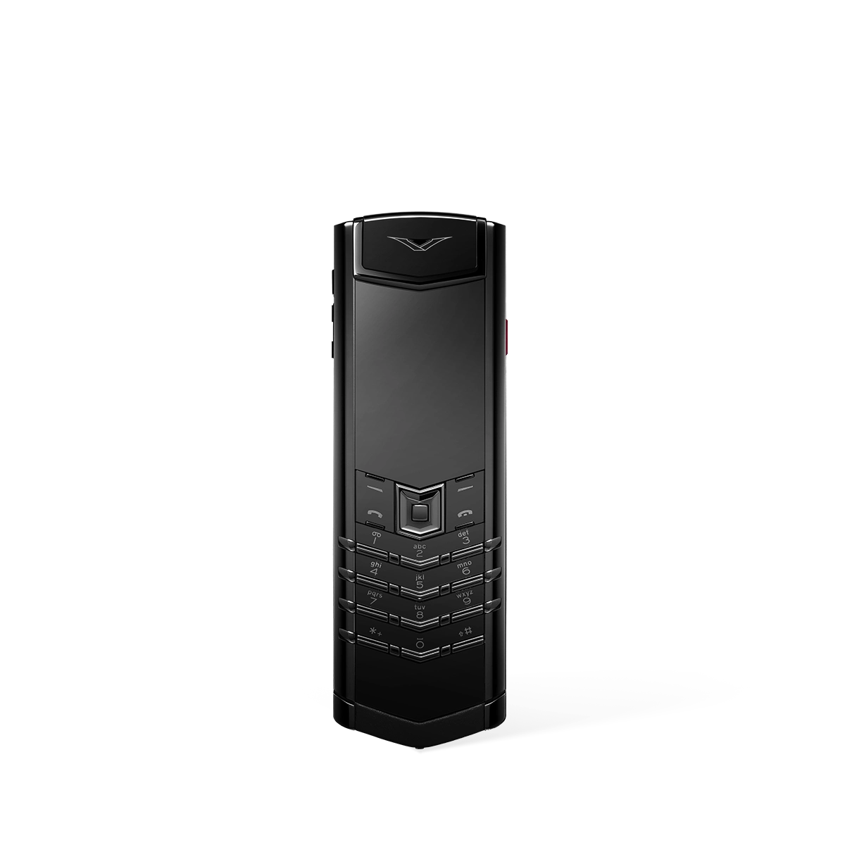 Vertu Signature S+ Black Steel Calfskin – Jade Black