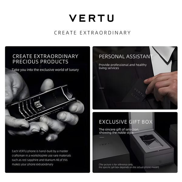 Metavertu 2 Max Screen White Luxury Custom-Made Gold Plain Weave With Himalaya Alligator Skin Web3 AI Phone – White