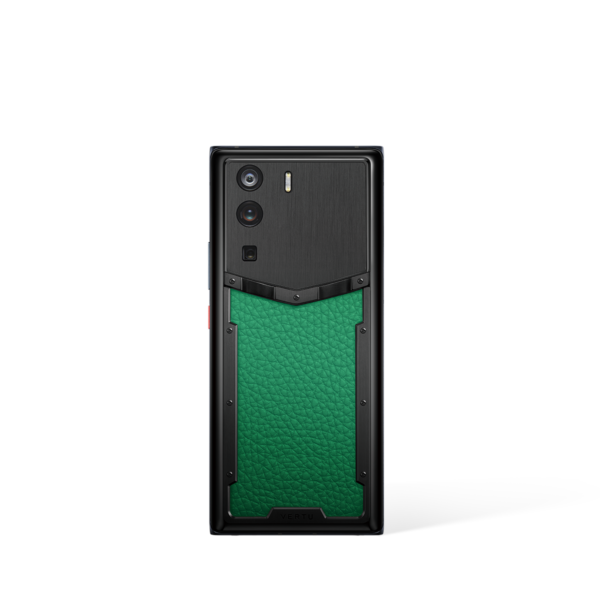 Metavertu 1 Curve Screen Calfskin 5G Web3 Phone – Vienna Green