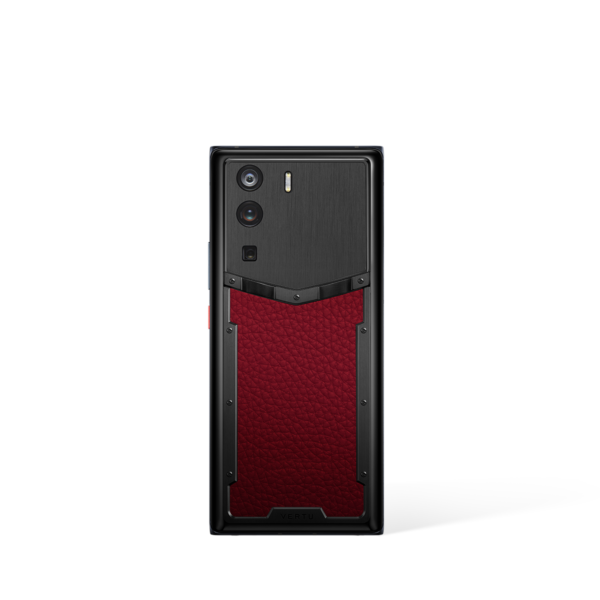Metavertu 1 Curve Screen Calfskin 5G Web3 Phone – Raspberry Red