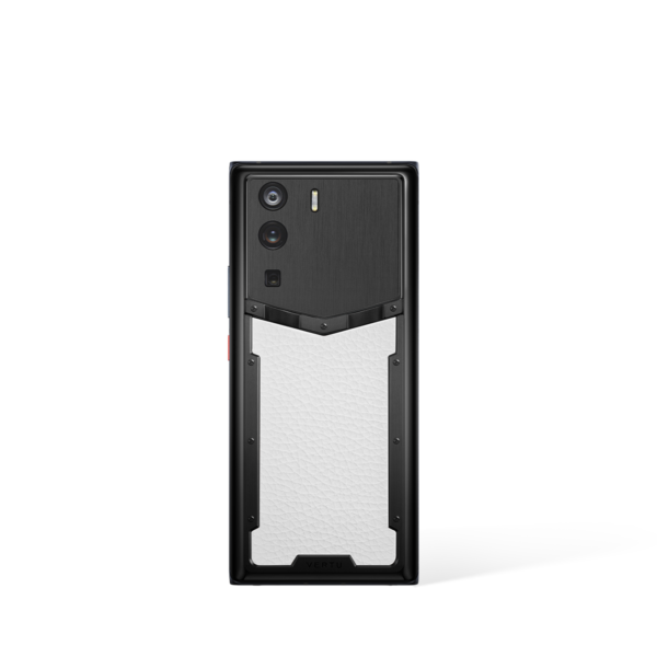 Metavertu 1 Curve Screen Calfskin 5G Web3 Phone – Moon White