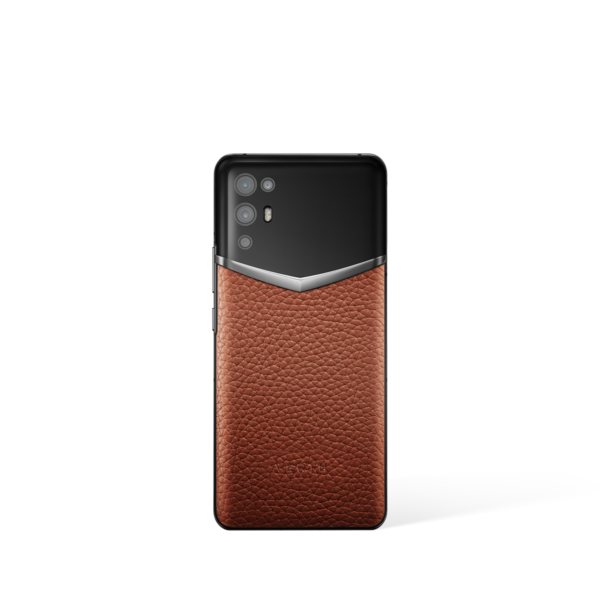 Ivertu Calfskin 5G Phone – Ochre Brown