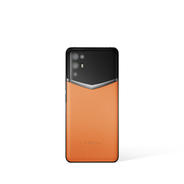 Ivertu Calfskin 5G Phone – Dawning Orange