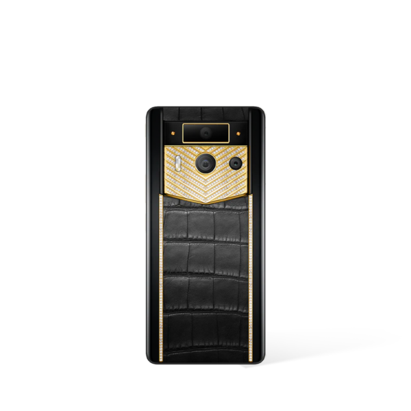 Metavertu Max Alligator Diamond-Encrusted Gold Plate