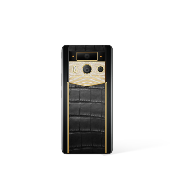 Metavertu Max Alligator Diamond-Encrusted Gold Plate
